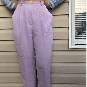 ⭐️Vintage Lilac Pleated Work Pants⭐️